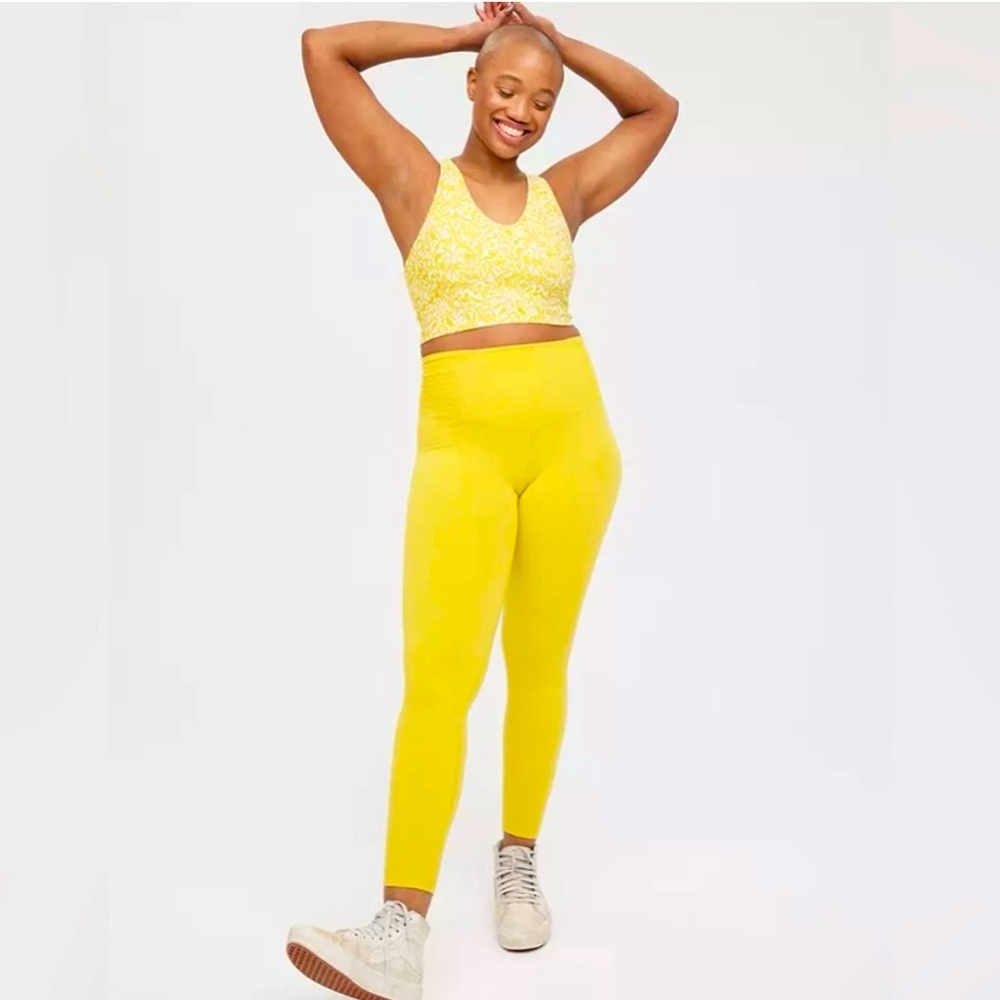 Aerie legging Offline Real Me Yellow High Waisted.